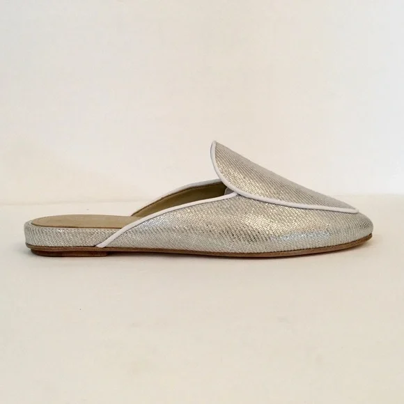 Etienne Aigner ‘Capri’ Silver Slip On Mule - Picture 6 of 11